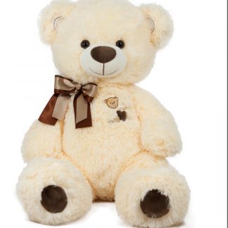 Bär mit Schleife beige 43cm