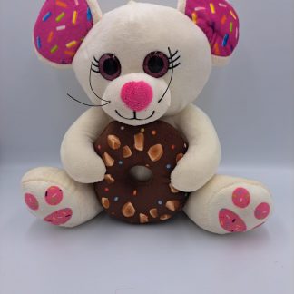 Maus mit Donut 25cm